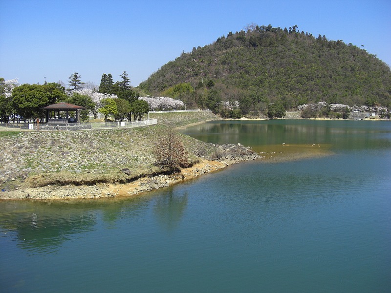 金仙寺湖と丸山