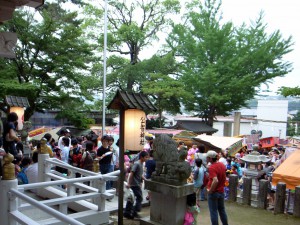 公智神社の夏祭