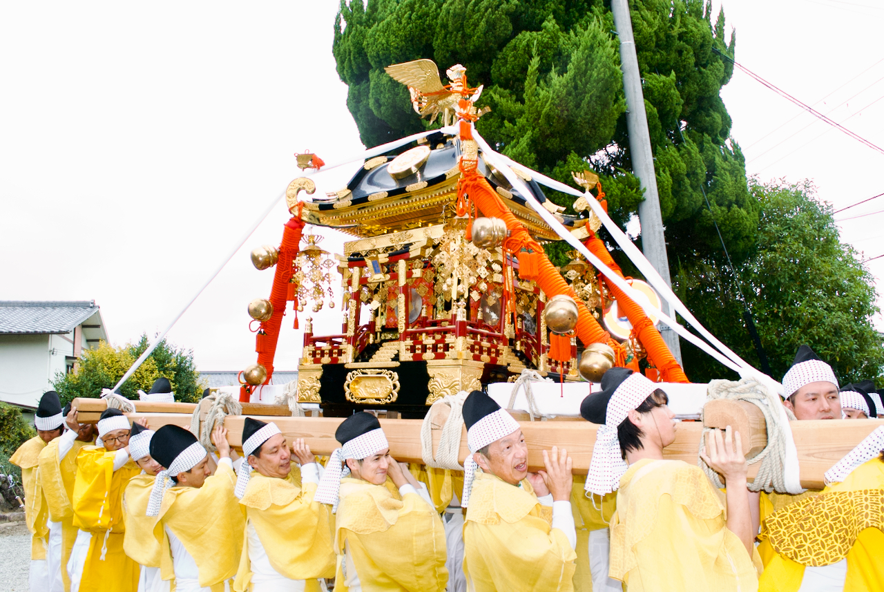令和5年公智神社秋祭の様子 西宮山口